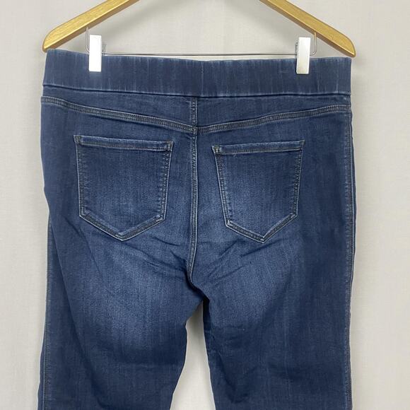 Liverpool Jeans Womens 12P Blue Pull-On Jegging Skinny Sienna Dark Wash 34x26 - Picture 4 of 16